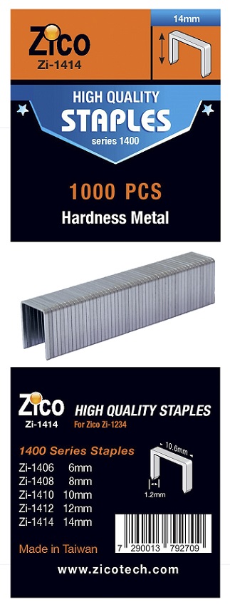 ZI-1414 Thick Staples 14mm